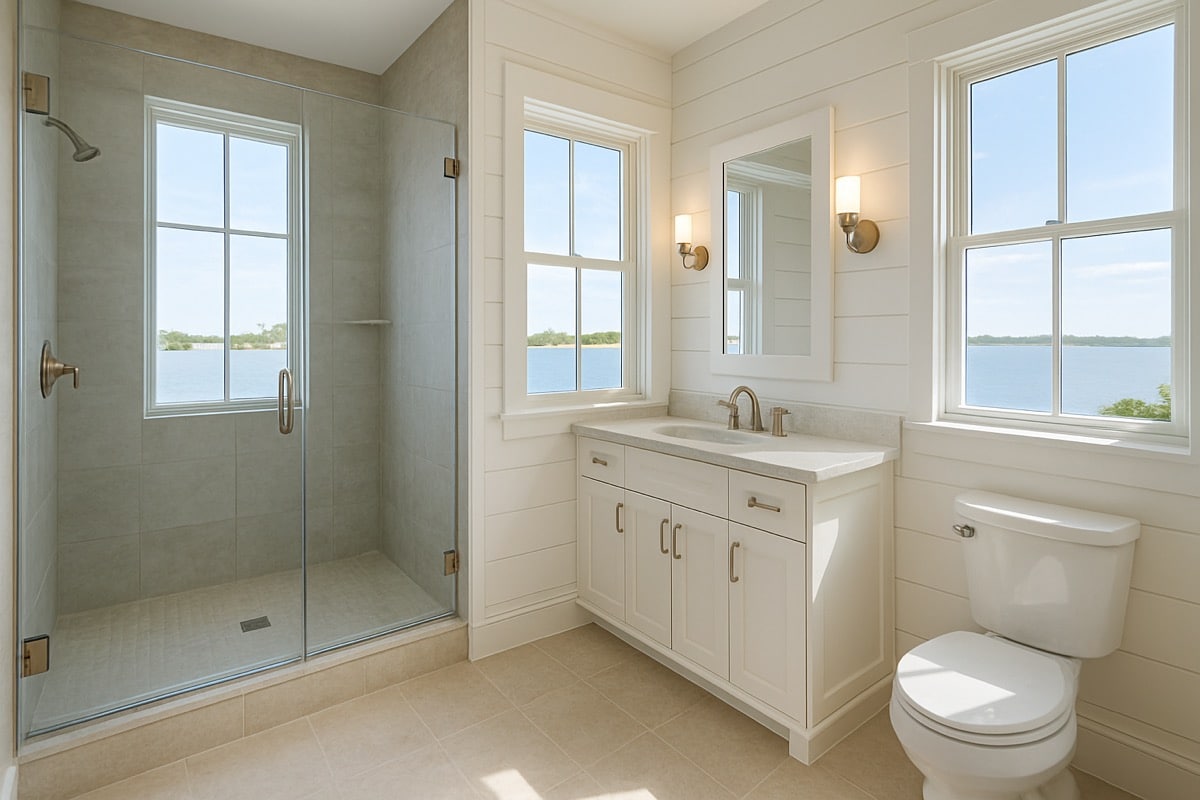 Coastal Bathroom Fixtures Finishes Waterfront Homes — Southwest Florida bathroom remodeling